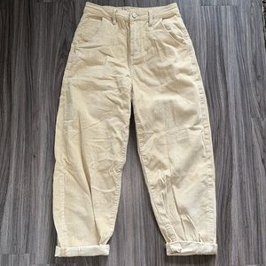 Faux corduroy pants